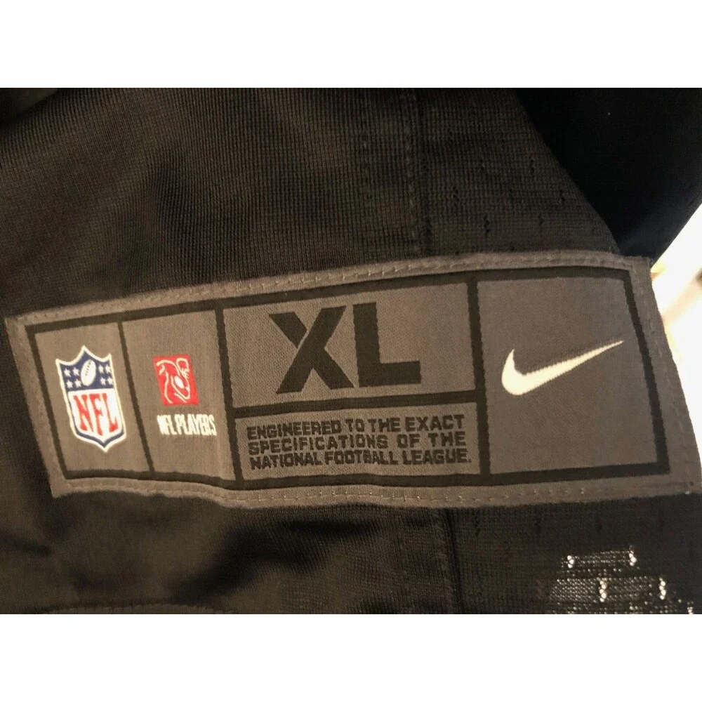Nike on Field NFL Philadelphia Eagles Carson Wentz #11 Jersey Black/Green New XL